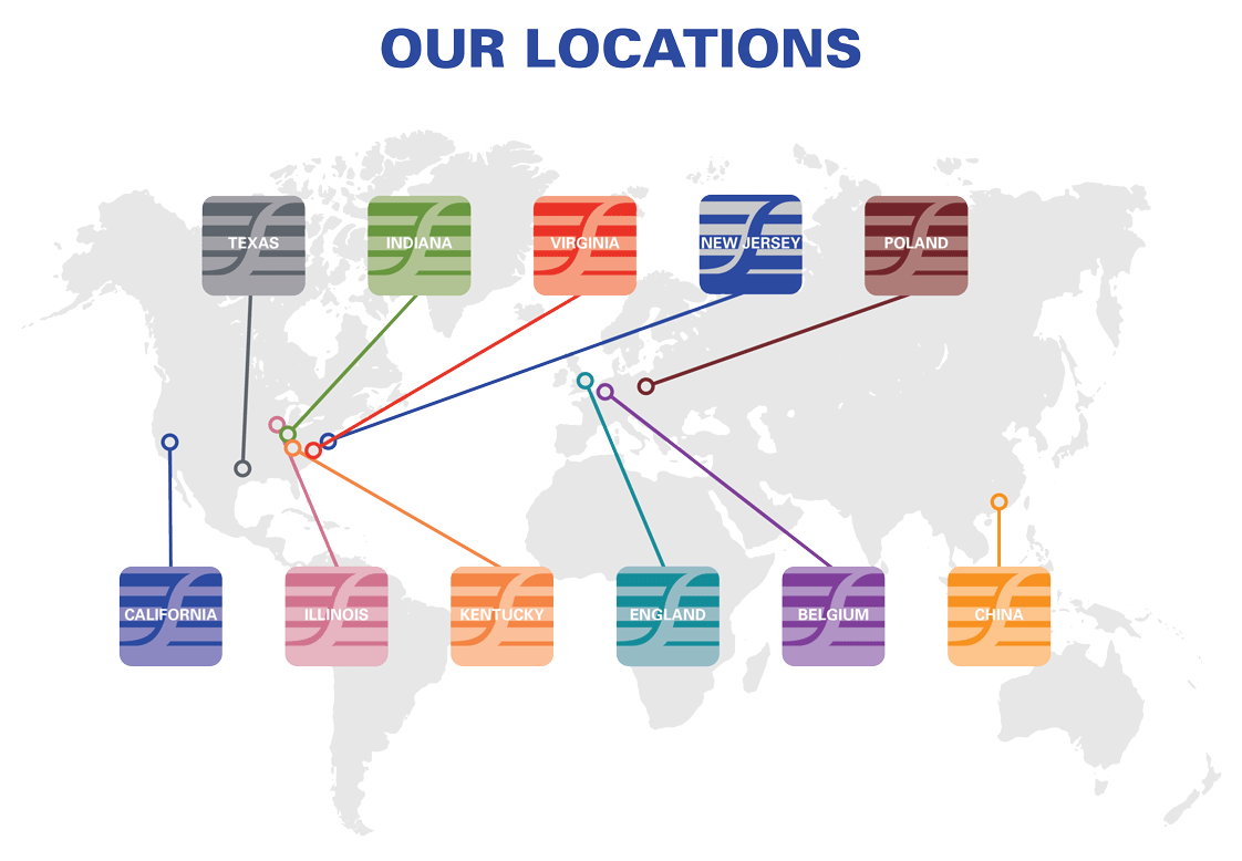 Our Locations Map