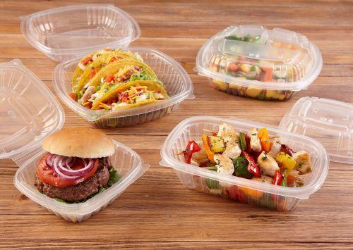 Sabert Hinged Takeout Containers