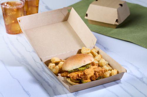 Kraft Clamshell Containers from Sabert