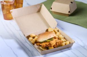 Kraft Clamshell Containers from Sabert
