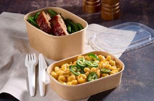 Paper Rectangle Bowls