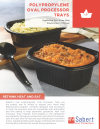Hot Collection: PolyPro Oval Processor Trays