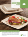 Green Collection: Compostable Molded Fiber Plates