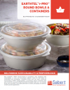 Hot Collection: Earthtel™ r-PRO™ Round Bowls & Containers