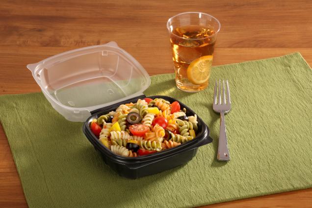 Deluxe Dual Color 6” x 6” Hinged Square Container