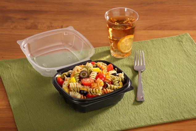 Deluxe Dual Color 6” x 6” Hinged Square Container