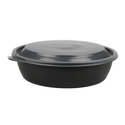 Clear Dome Lid for 18, 24, 32 oz. Medium Round Bowls and Containers