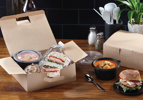 Kraft Tamper-Evident Lunch Box – Plain
