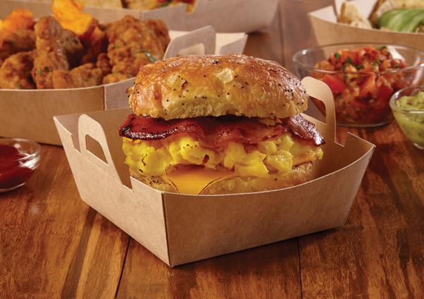 Kraft 6" x 6" EcoSnap™ Square Containers