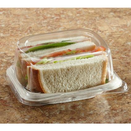 Clear Lid for Pulp Sandwich Wedge