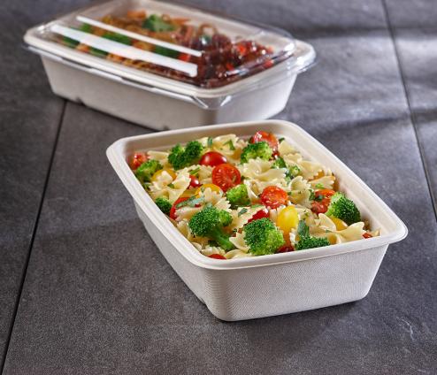 Pulp Plus® 36 oz Rectangle Container