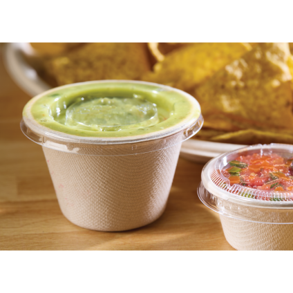 PET Lid for Pulp 4 oz. Portion Cup