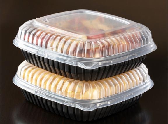 Clear Lid for 52 oz. Medium Square Containers