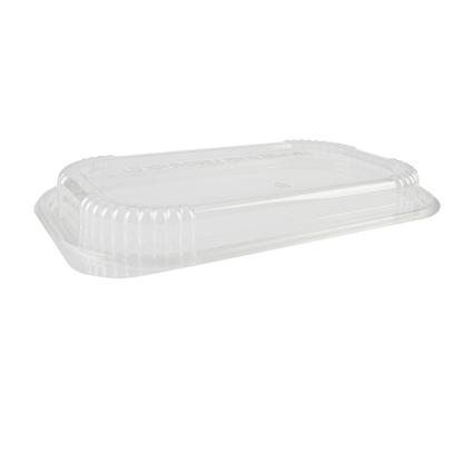 Clear PET Lid for 13" x 7.5" Large Rectangle Trays