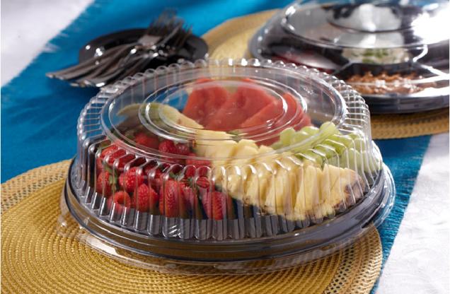 Clear High Dome Lid for 16" Round Platters 