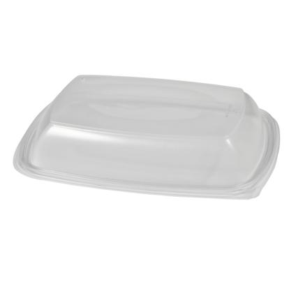 Clear High Dome Lid for Medium Rectangle Container