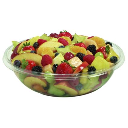 Clear 80 oz./5 lb. Round Bowl