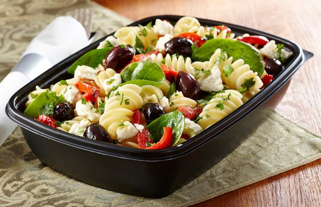 Black 46 oz. Medium Rectangle Container