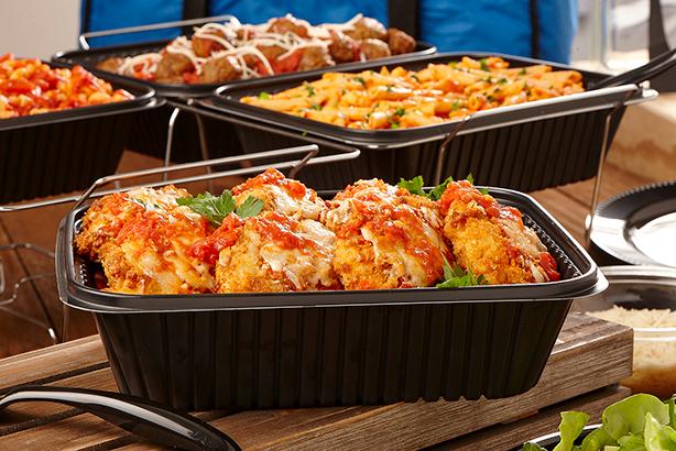Black 130 oz. Catering Pan