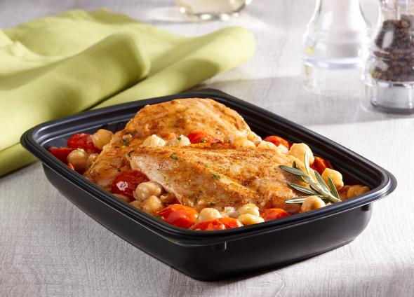 Black 20 oz. Small Rectangle Container