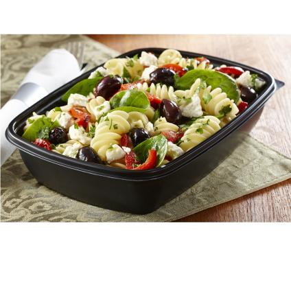 Black 30 oz. Small Rectangle Container