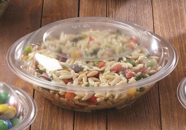 Clear Dome Lid for 8” Round Bowls