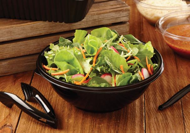 Black 80 oz./5 lb. Round Bowl