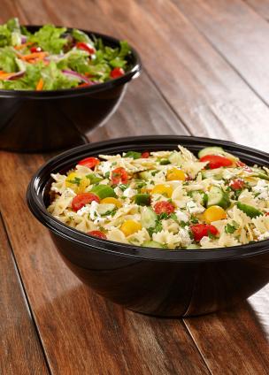 Black 160 oz./10 lb. Round Bowl