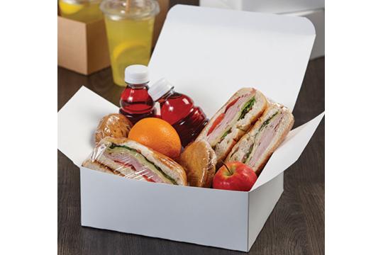 White Lunch Box