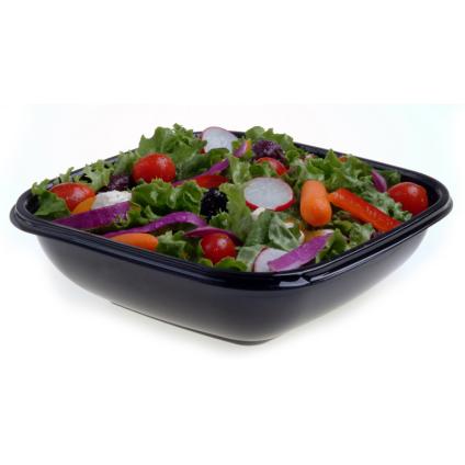 Black 24 oz. Medium Square Bowl 