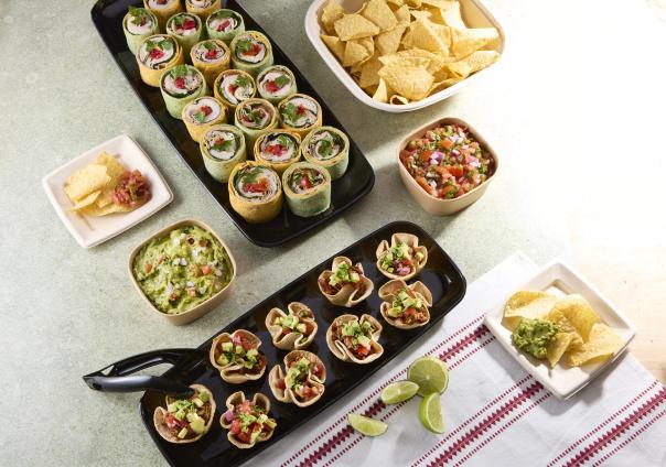 Black PP 6.5" x 17.5" Mozaïk® Rectangle Platter 