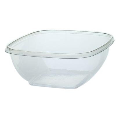 Clear 160 oz. Large Square Bowl