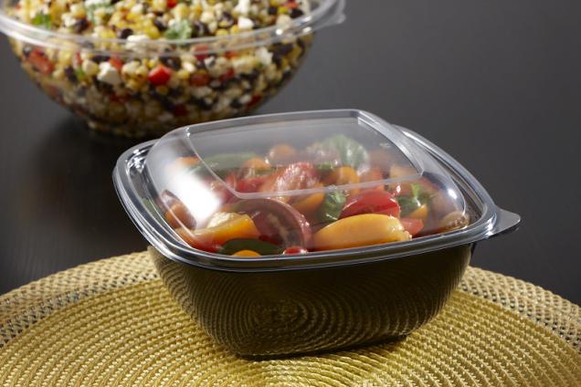 Clear Dome Lid for 7.5” x 7.5” Medium Square Bowls