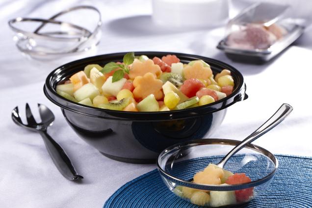 Black 24 oz. Medium Round Bowl