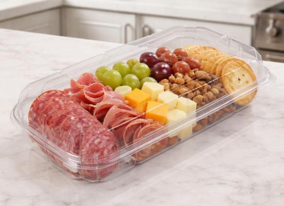 Clear 13.50" x 7.00" Hinged Container