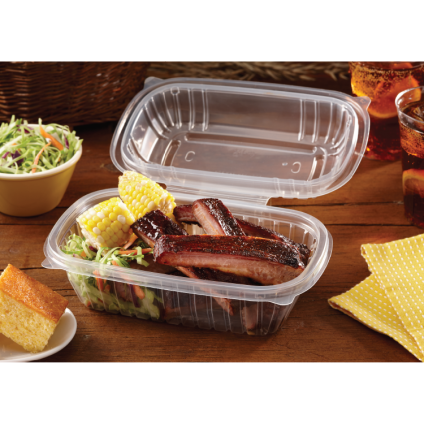 Classic Clear 6” x 9” Hinged Rectangle Container