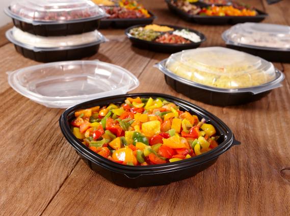 Deluxe Dual Color 10” x 10” Hinged Square Container