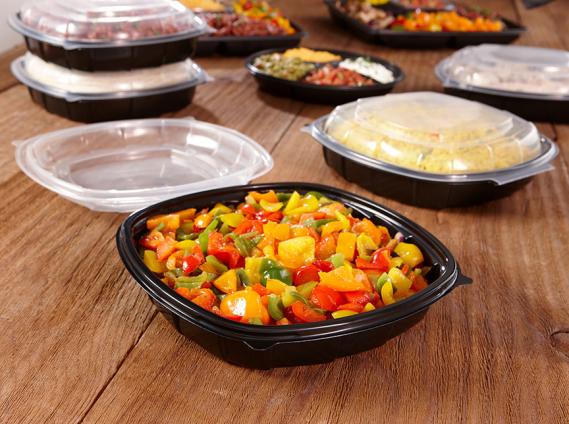 Deluxe Dual Color 10” x 10” Hinged Square Container