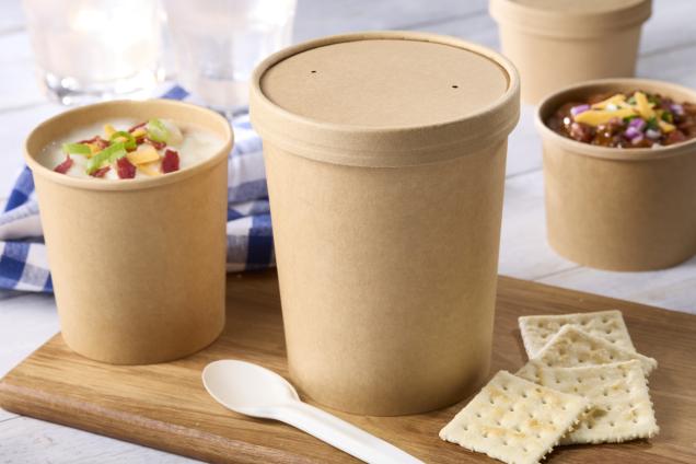 Paper Lid for 32 oz. Paper Soup Cup