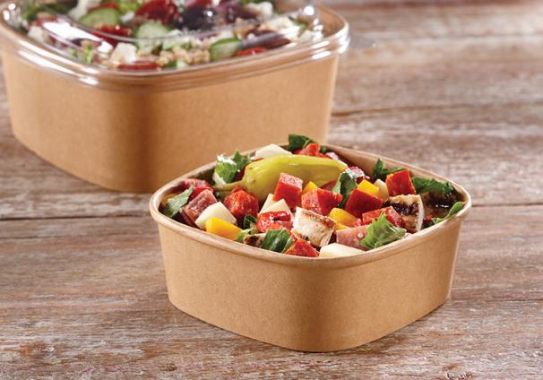 Kraft 12 oz. Paper Square Bowl