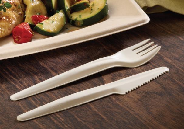 Natural 6” EcoEdge™ Paper Fork
