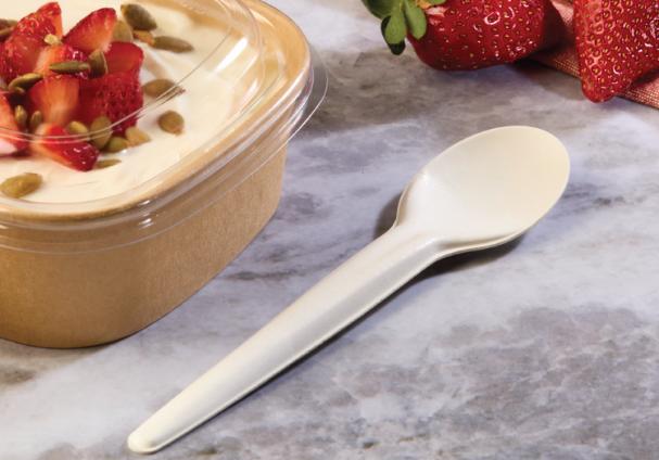 Natural 6” EcoEdge™ Paper Spoon