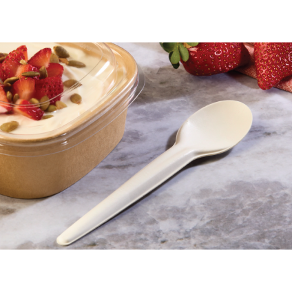 Natural 6” EcoEdge™ Paper Spoon
