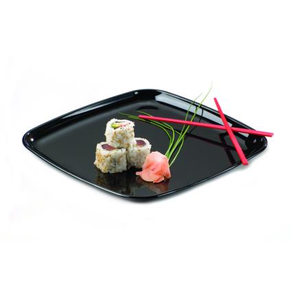 Black PP 12" Mozaïk® Square Platter
