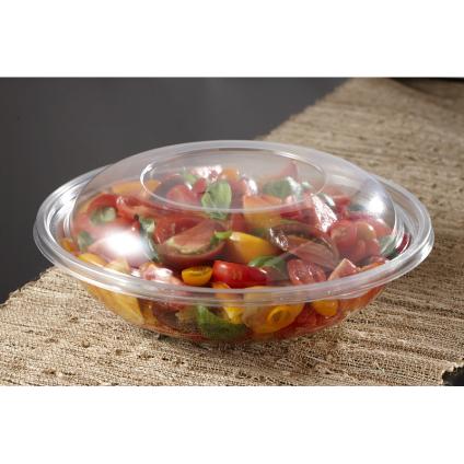 Clear High Dome Lid for 64, 80 oz. Round Bowls