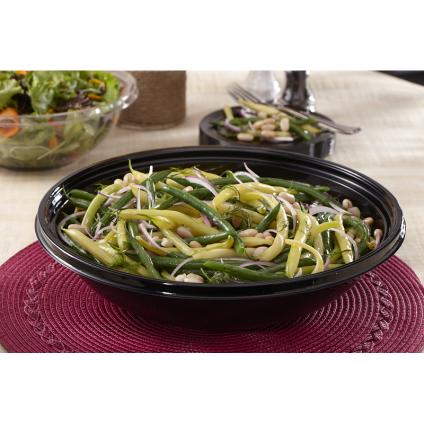 Black 64 oz. Shallow X-Large Round Bowl 