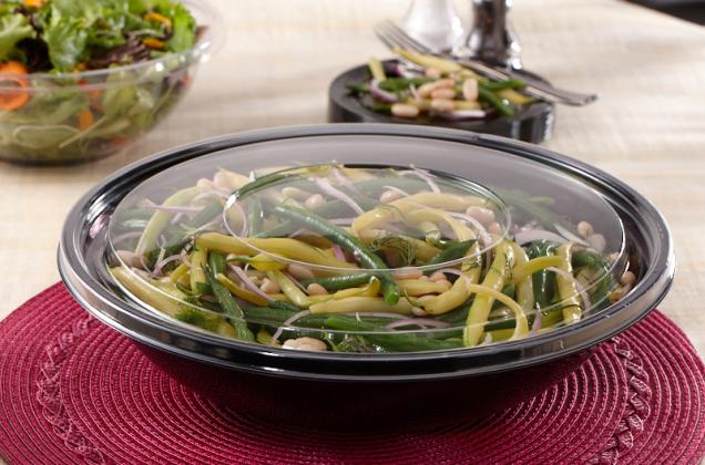 Clear Flat Lid for 64, 80 oz. X-Large Round Bowls