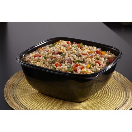 Black 320 oz./20 lb. Square Bowl