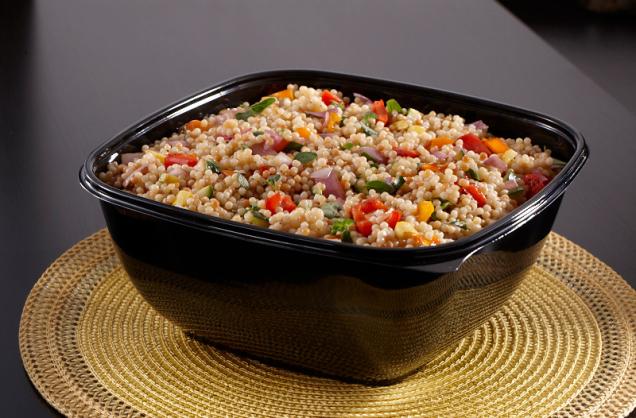 Black 320 oz./20 lb. Square Bowl