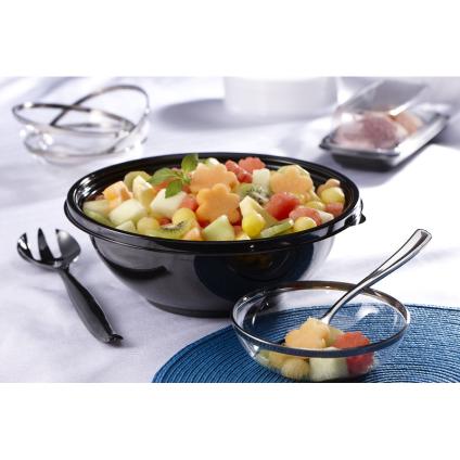 Black 48 oz. Large Round Bowl